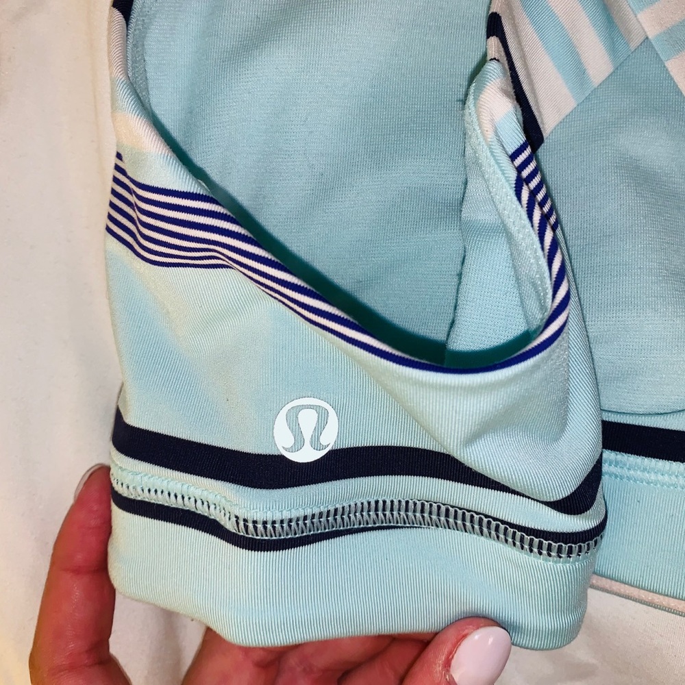 Lululemon Striped sports bra